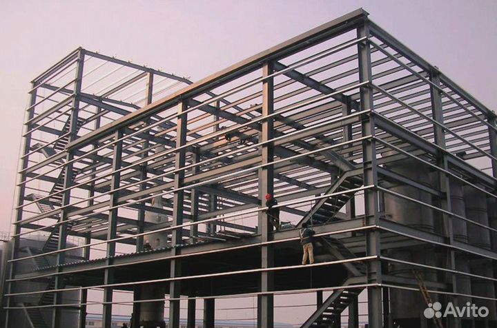 Металлические каркасы зданий и сооружений