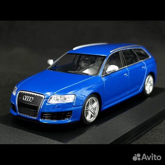 1/43 Audi RS6 C6 Avant Minichamps Ауди рс6 2008 2ц