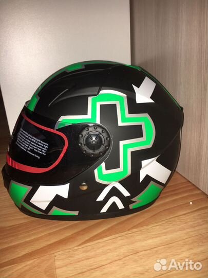 Детский мото шлем