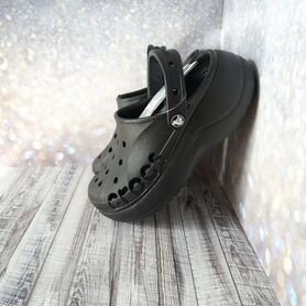 Crocs платформа артикул 208186 чёрный