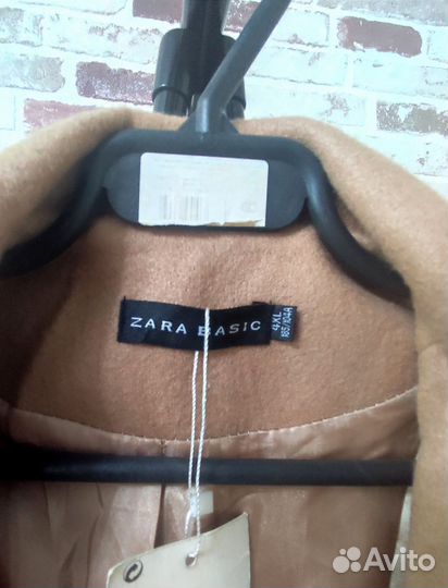 Пальто женское демисезонное Zara Basic 48-50 р