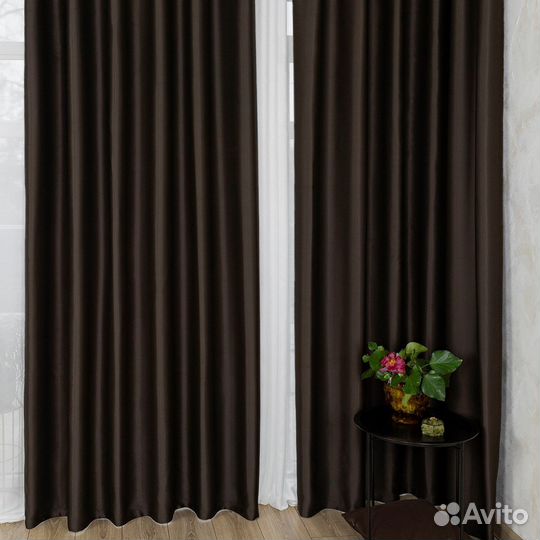 Шторы блэкаут Марсель Шоколад