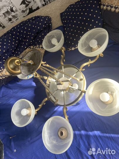 Люстра потолочная бу