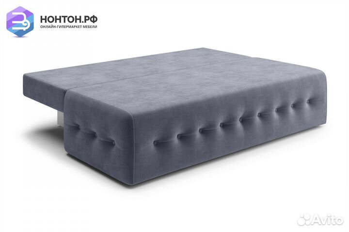 Диван еврокнижка Сити темно-серый