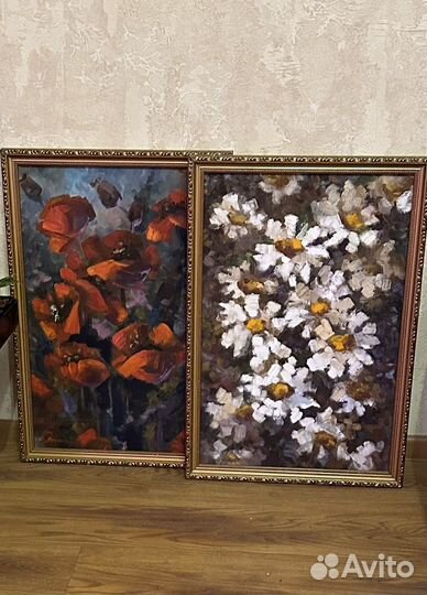 Картины, холст, багет