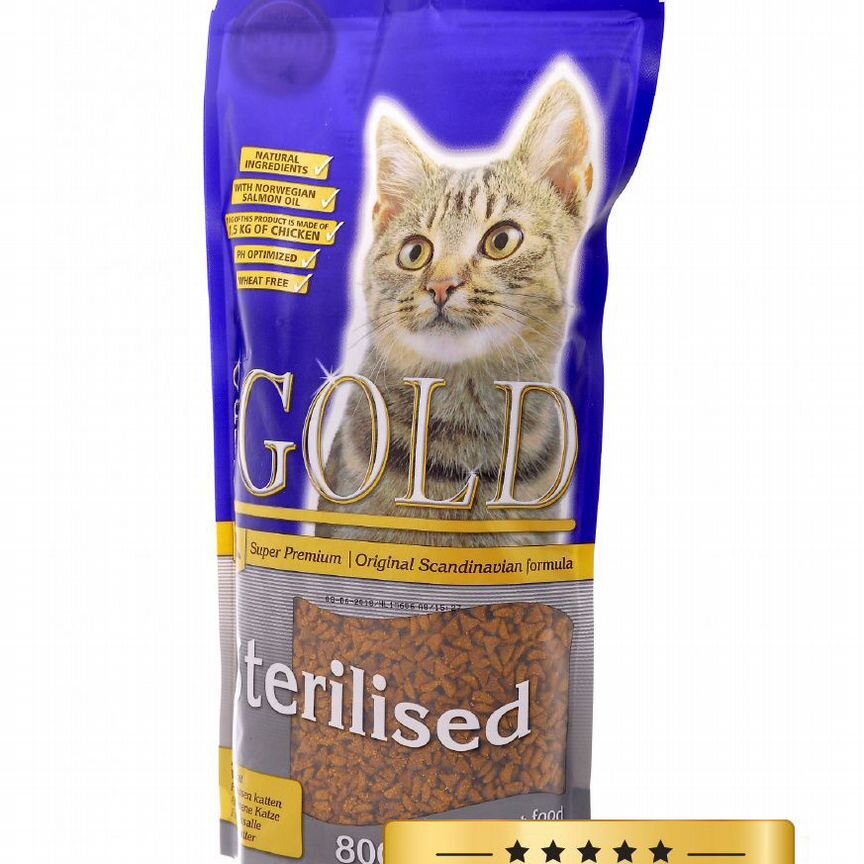 Корм nero gold super premium sterilised для стерил