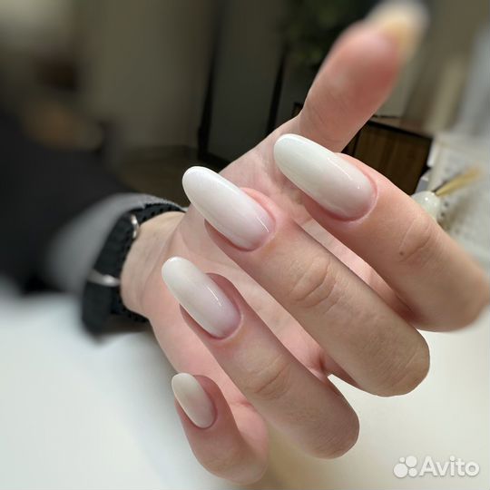 Маникюр, покрытие гель лаком, наращивание