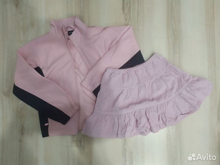 Кофта и юбка на девочку 116 128