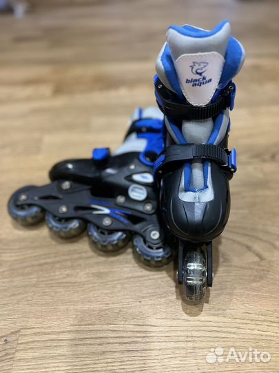 Коньки и ролики 2 в 1 раздвижные