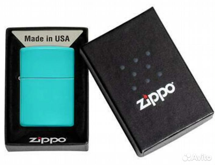 Zippo 49454 Flat Turquoise новая