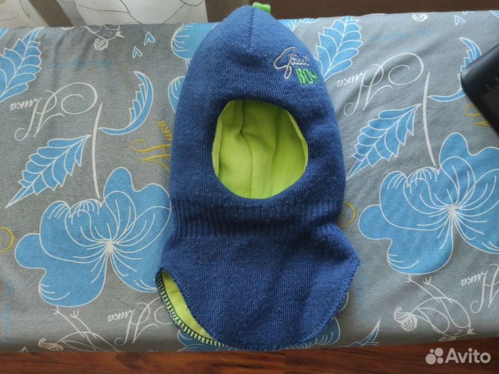 Шапка шлем для мальчика
