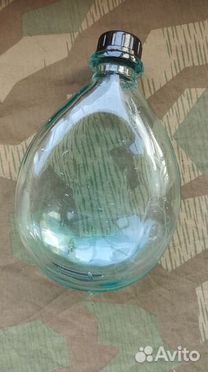 Стеклянная финская фляга