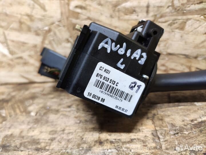 Подрулевой переключатель левый Audi A3 8P рестайл