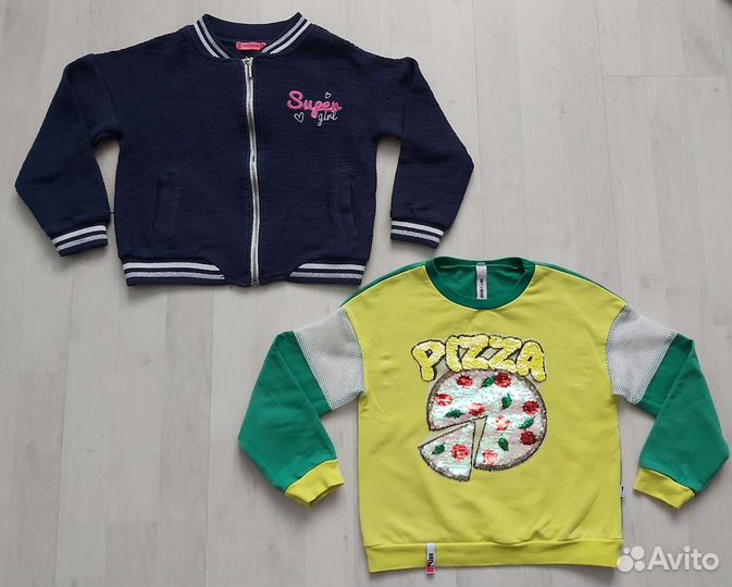 Вещи для девочки (пакетом) размер 122