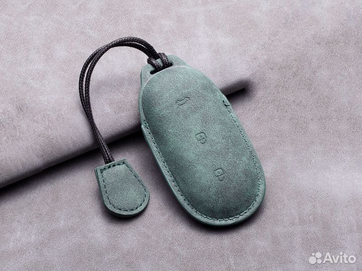 Чехол из алькантары для ключа LiXiang L8