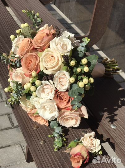 Свадебный букет невесты, оформление торжества