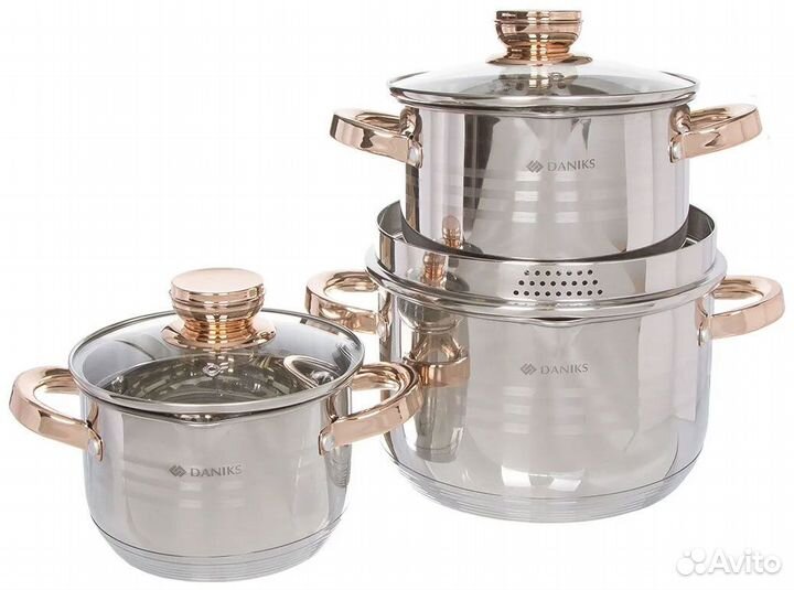 Набор посуды Daniks Вена SD-T87-6 6 пр