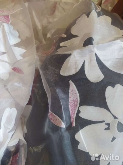 Тюль-органза для кухни (балкона)