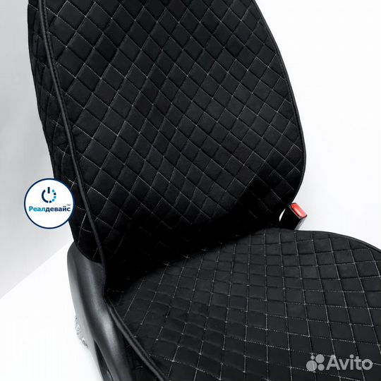 Накидки в автомобиль из Алькантары черн-бел