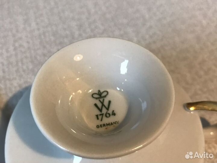 Винтажная чайная тройка Фарфор Wallendorf Германия