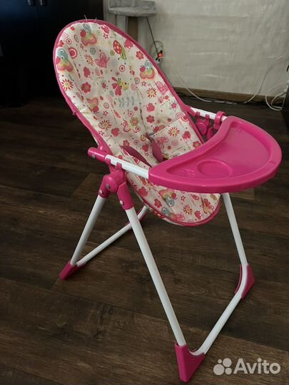 Стул, кроватка, переноска 3 в 1 для пупса