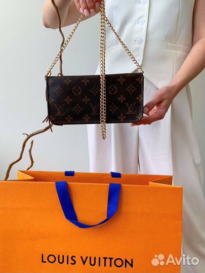 Клатч оригинал Louis Vuitton мини - сумка LV