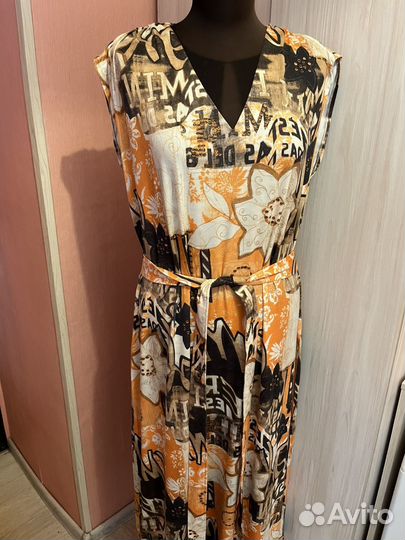 Платье из вискозного трикотажа 52-56