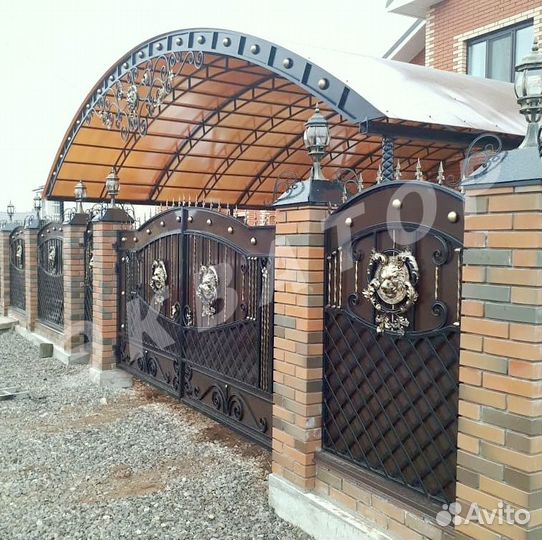 Кованые ворота