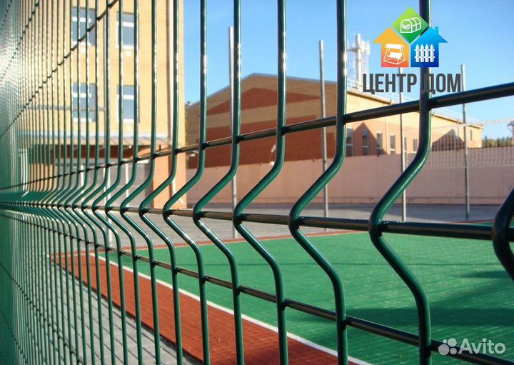 Забор сетка 3Д