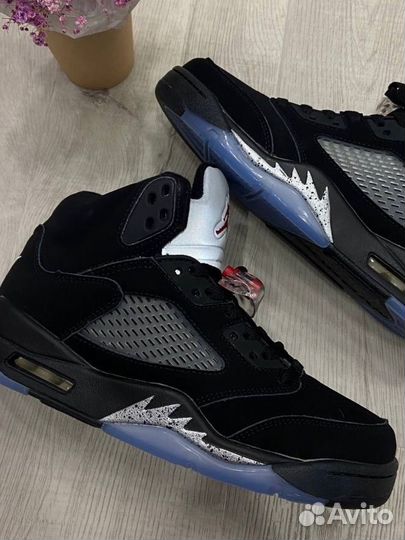 Кроссовки Nike air jordan 5 retro metallic