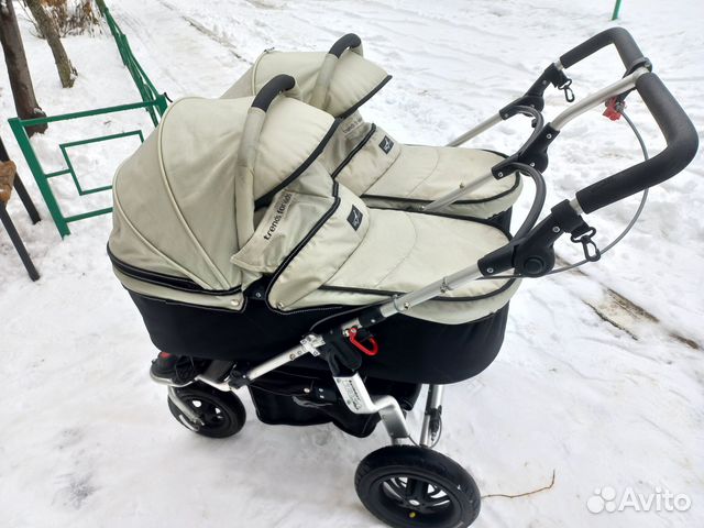 Коляска tfk 2в1 для двойни