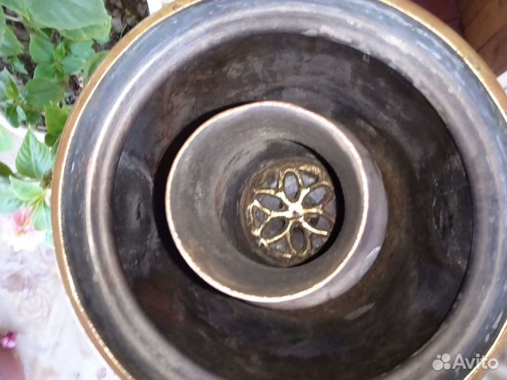 Самовар на дровах старинный