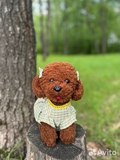 Мягкая плюшевая игрушка, собачка 21см