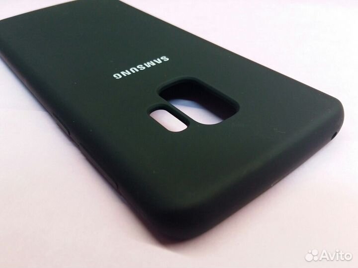 Чехол Silicone Cover на samsung Galaxy S9 черный