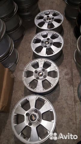 Диски литые Chevrolet R15 4x114.3 4шт с разборки