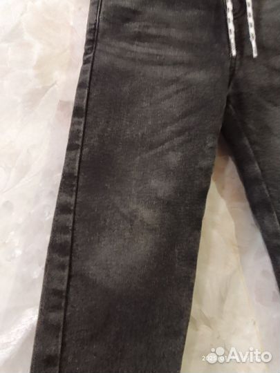 Джинсы детские утеплённые р. 98