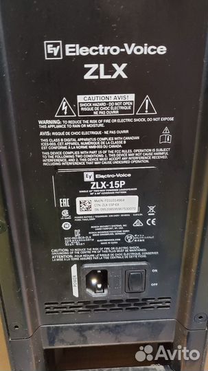Активные колонки Electro-Voice ZLX-15P