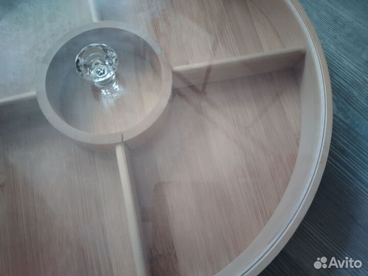 Менажница бамбук с крышкой