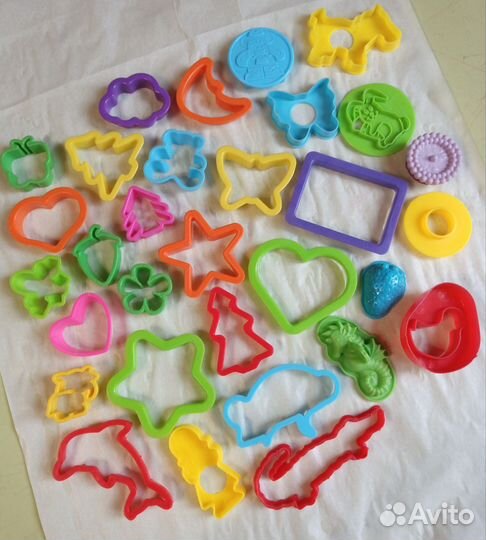 Формочки для лепки Play doh. Набор из 20 шт
