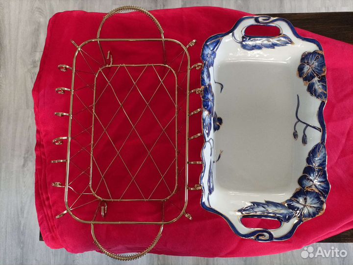 Поднос, блюдо, салатник с подставкой