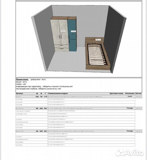 Мебель в детскую