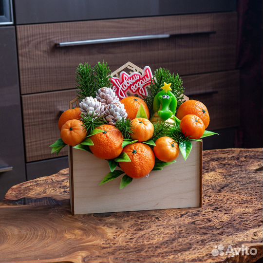 Мыло ручной работы. Новогодняя композиция