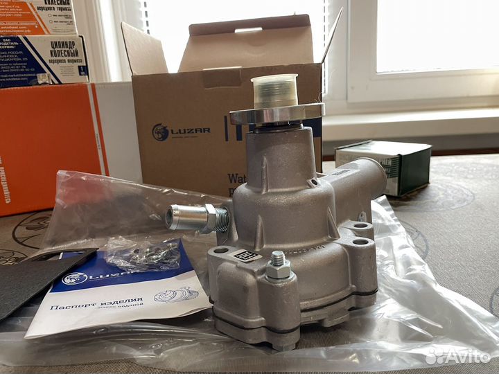 Насос водяной (помпа) Luzar с прокладкой