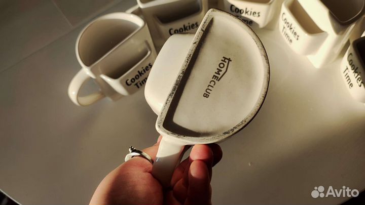 Кружка с местом под печенье