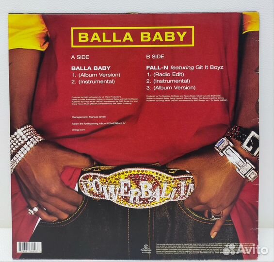 Chingy - Balla Baby, 2004, Made in EU, VG, EP