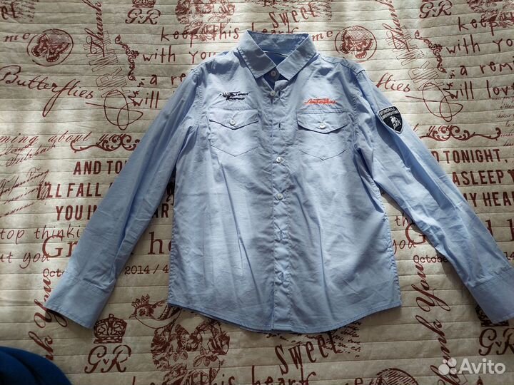 2 рубашки+ брюки р.134