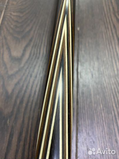 Кий для русского бильярда Классик черный термограб