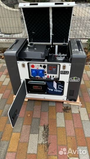 Дизельный генератор 10 кВт g-power однофазный