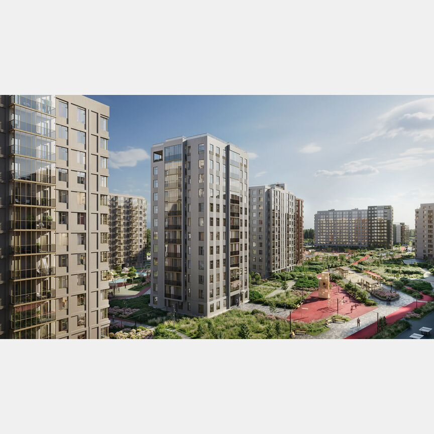 3-к. квартира, 68,1 м², 7/12 эт.