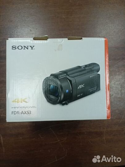 Видеокамера Sony FDR-AX53 черный